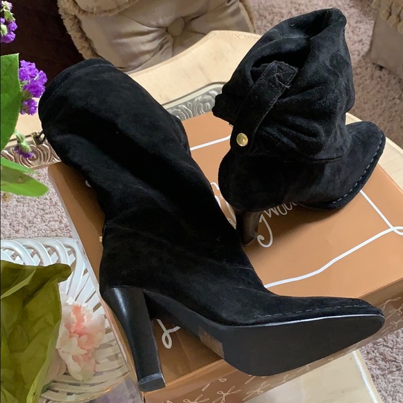 Hot in Hollywood suede convertible boots size 7M - Picture 4 of 5
